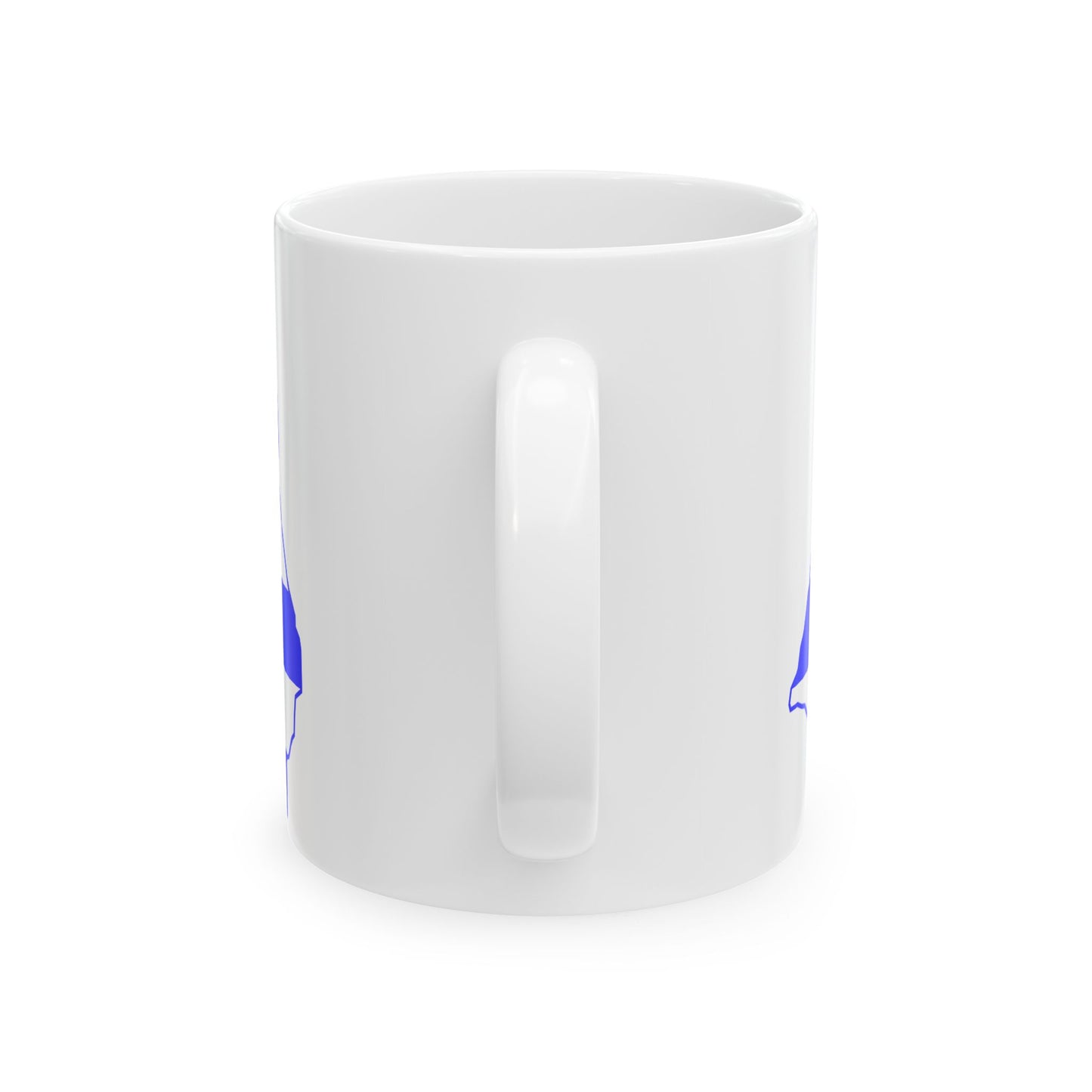 Flag map of Adjara (Georgia) White Coffee Mug-Go Mug Yourself