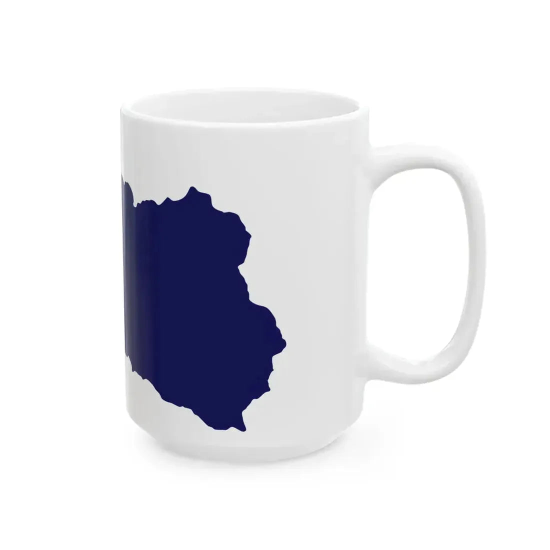 Flag-map of Ajara 2000-2004 (Georgia) White Coffee Mug - Go Mug Yourself