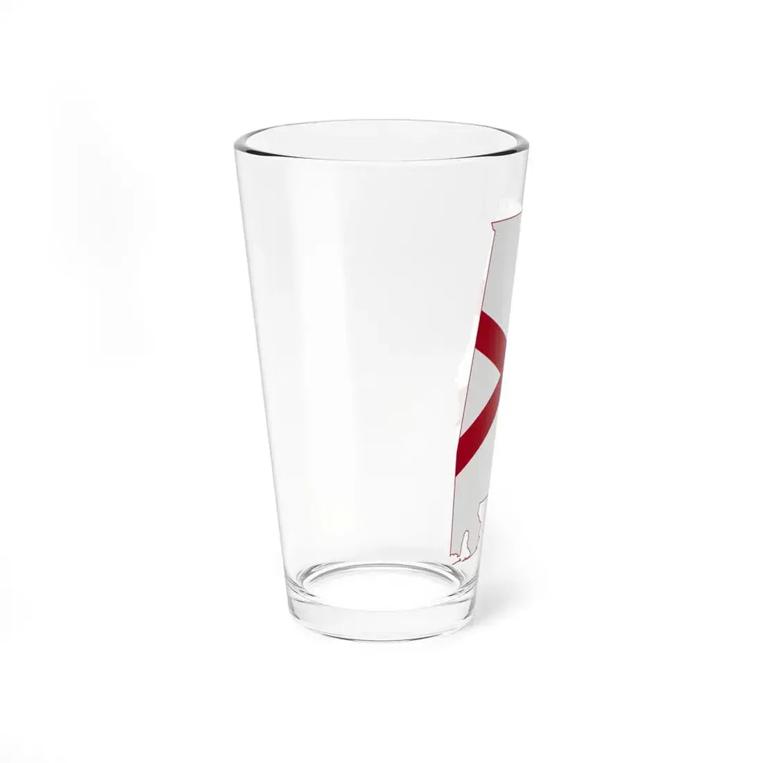 Flag-map of Alabama (United States) Pint Glass 16oz - Go Mug Yourself