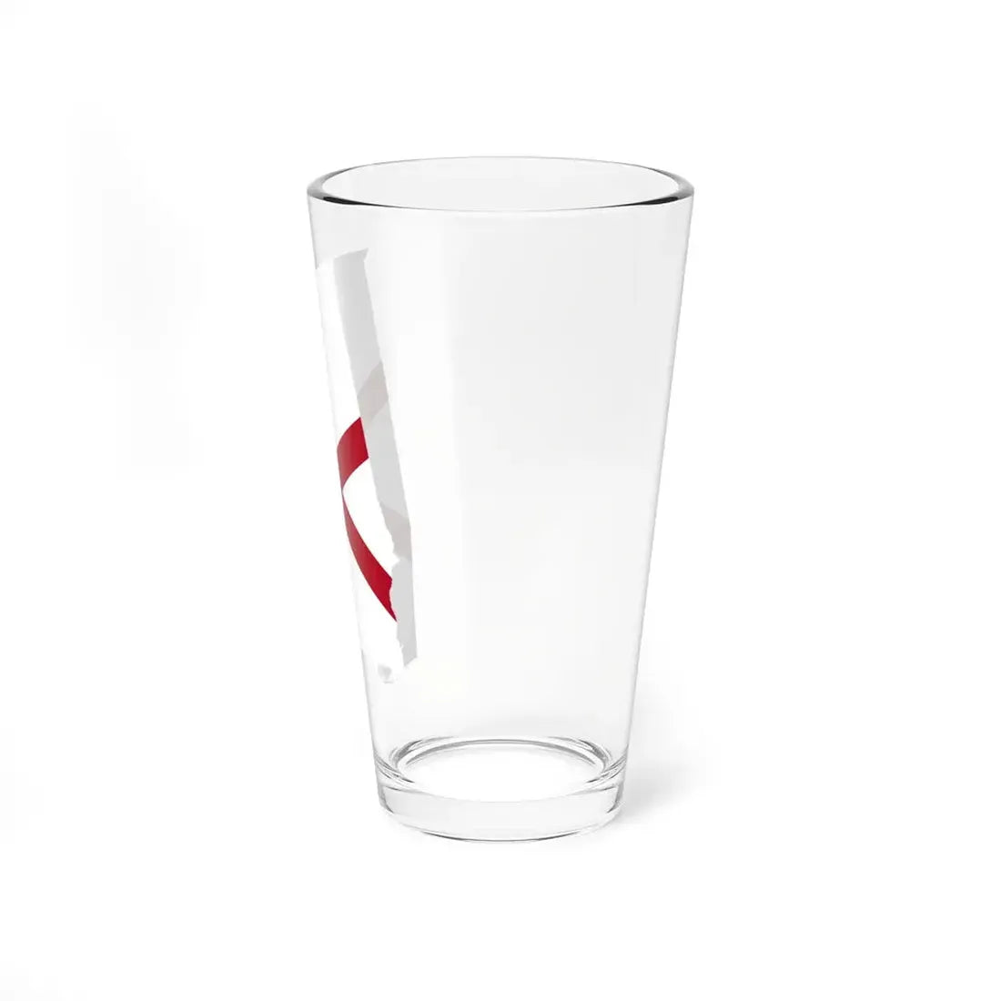 Flag-map of Alabama without stroke (United States) Pint Glass 16oz - Go Mug Yourself