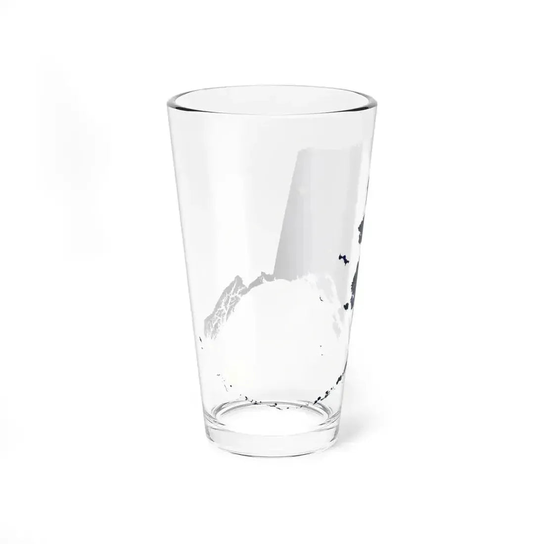 Flag map of Alaska (United States) Pint Glass 16oz - Go Mug Yourself