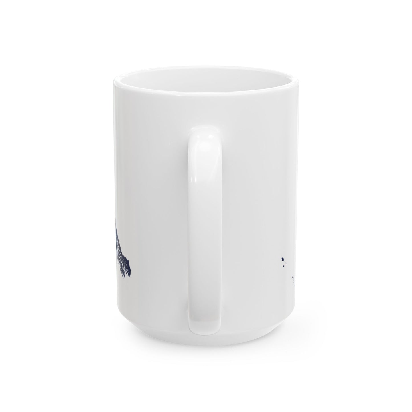 Flag map of Alaska (United States) White Coffee Mug-Go Mug Yourself