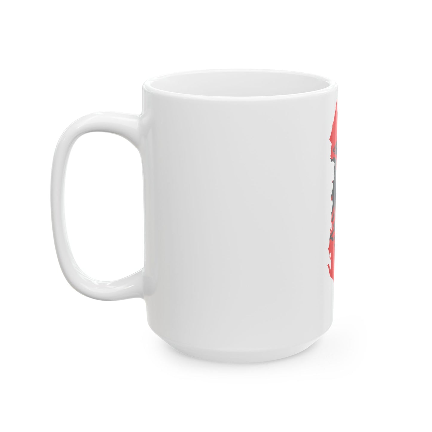 Flag map of Albania 1992-2002 (Albania) White Coffee Mug-Go Mug Yourself