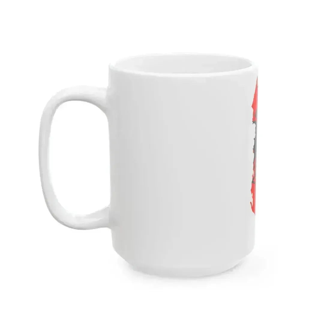 Flag map of Albania (Albania) White Coffee Mug - Go Mug Yourself