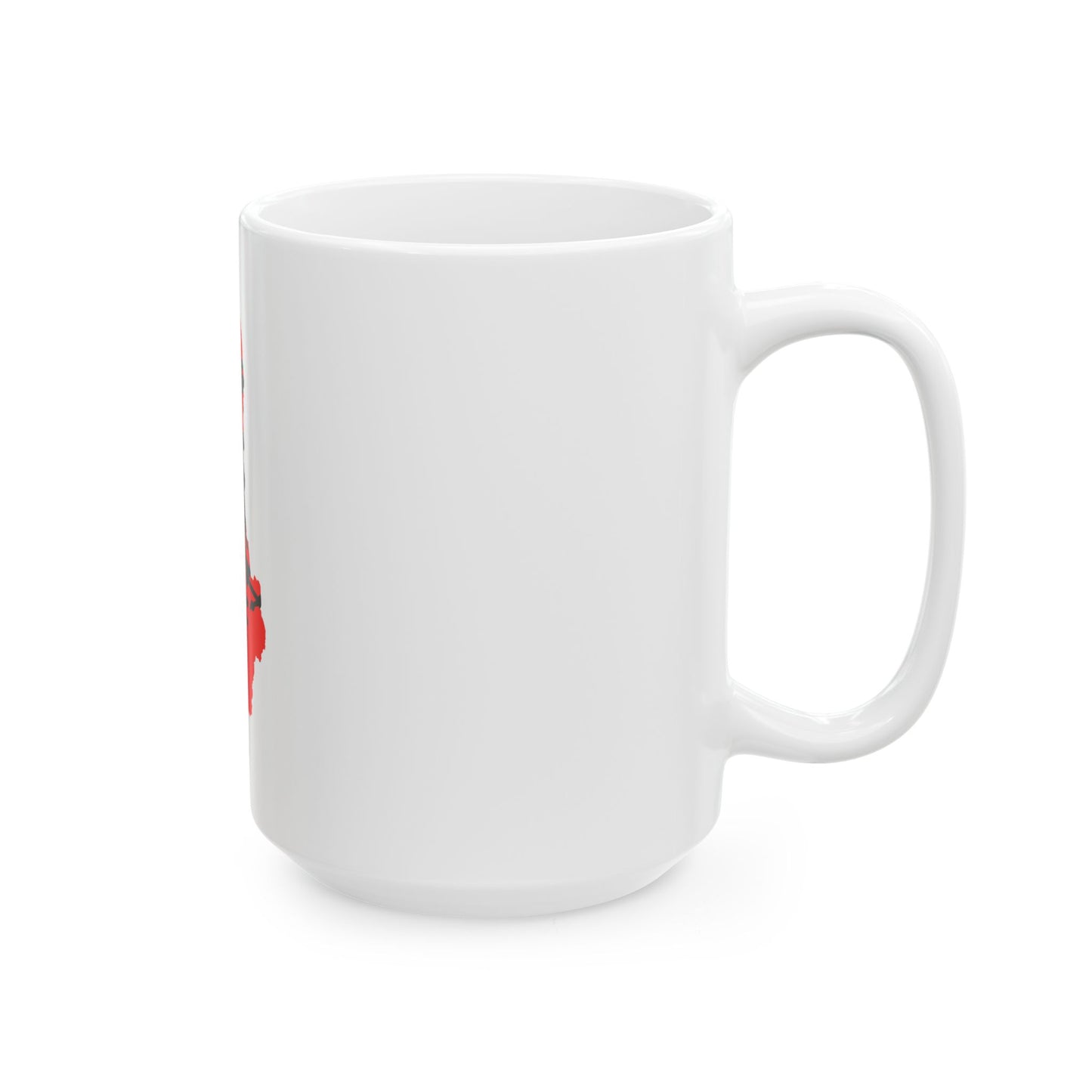 Flag map of Albania (Albania) White Coffee Mug-Go Mug Yourself