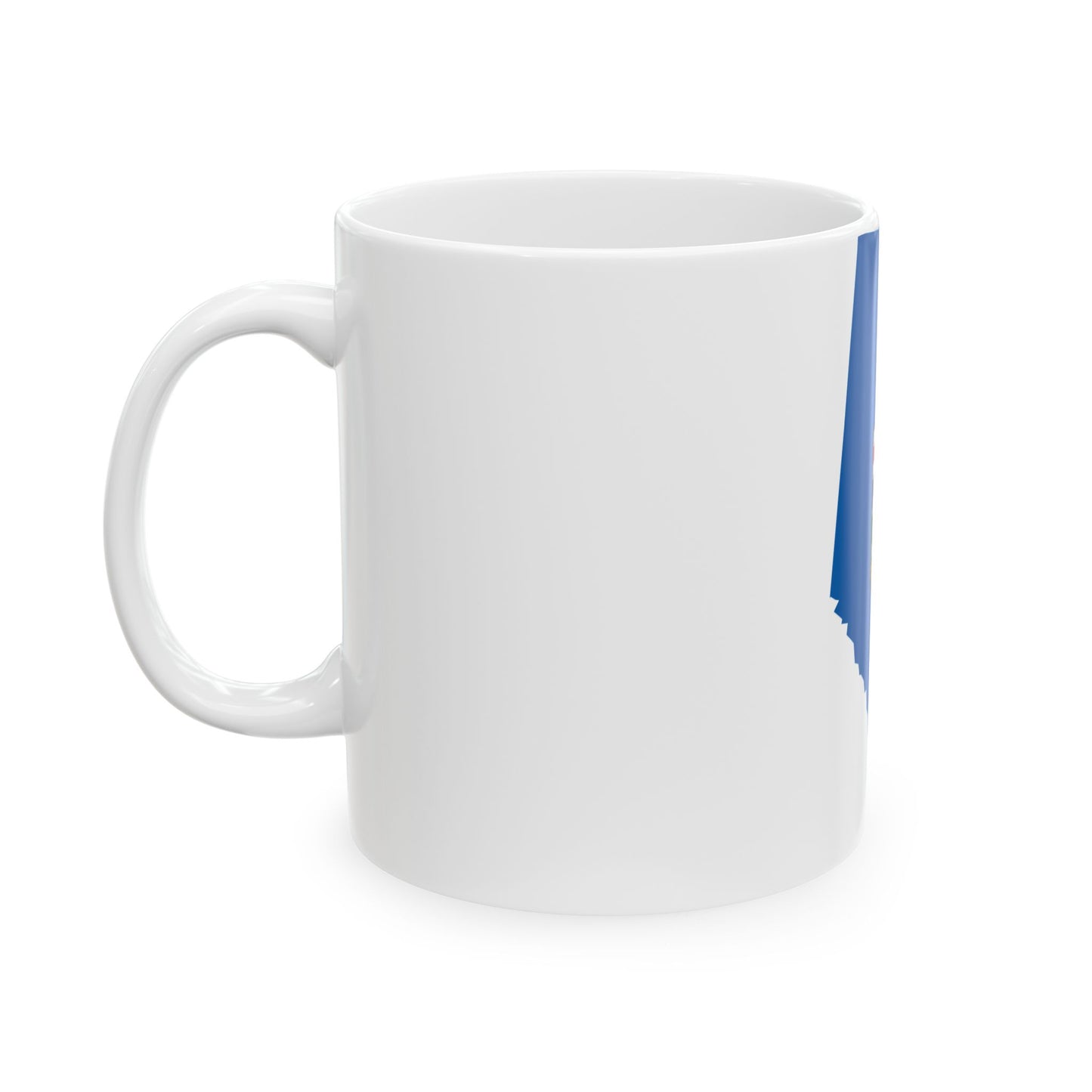 Flag-map of Alberta (Canada) White Coffee Mug-Go Mug Yourself