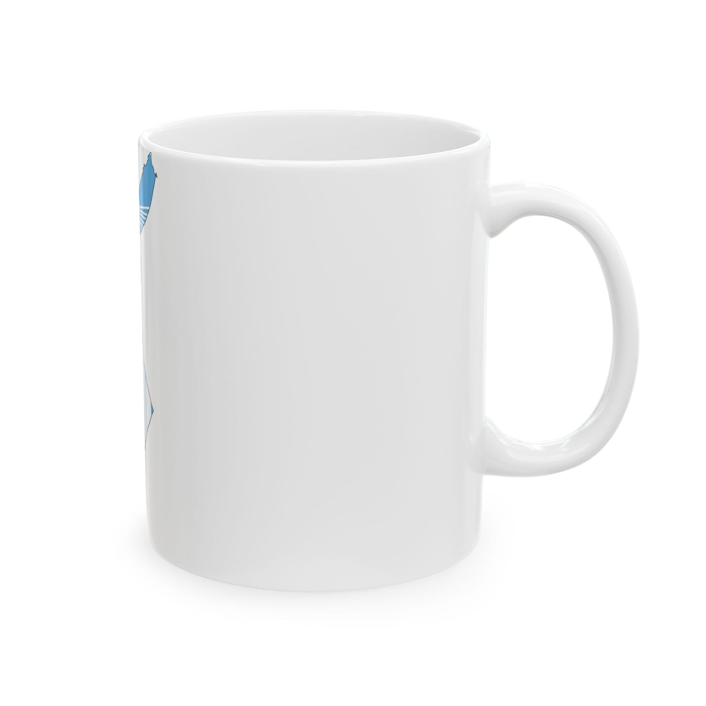 Flag map of Alexandria (Egypt) White Coffee Mug-Go Mug Yourself