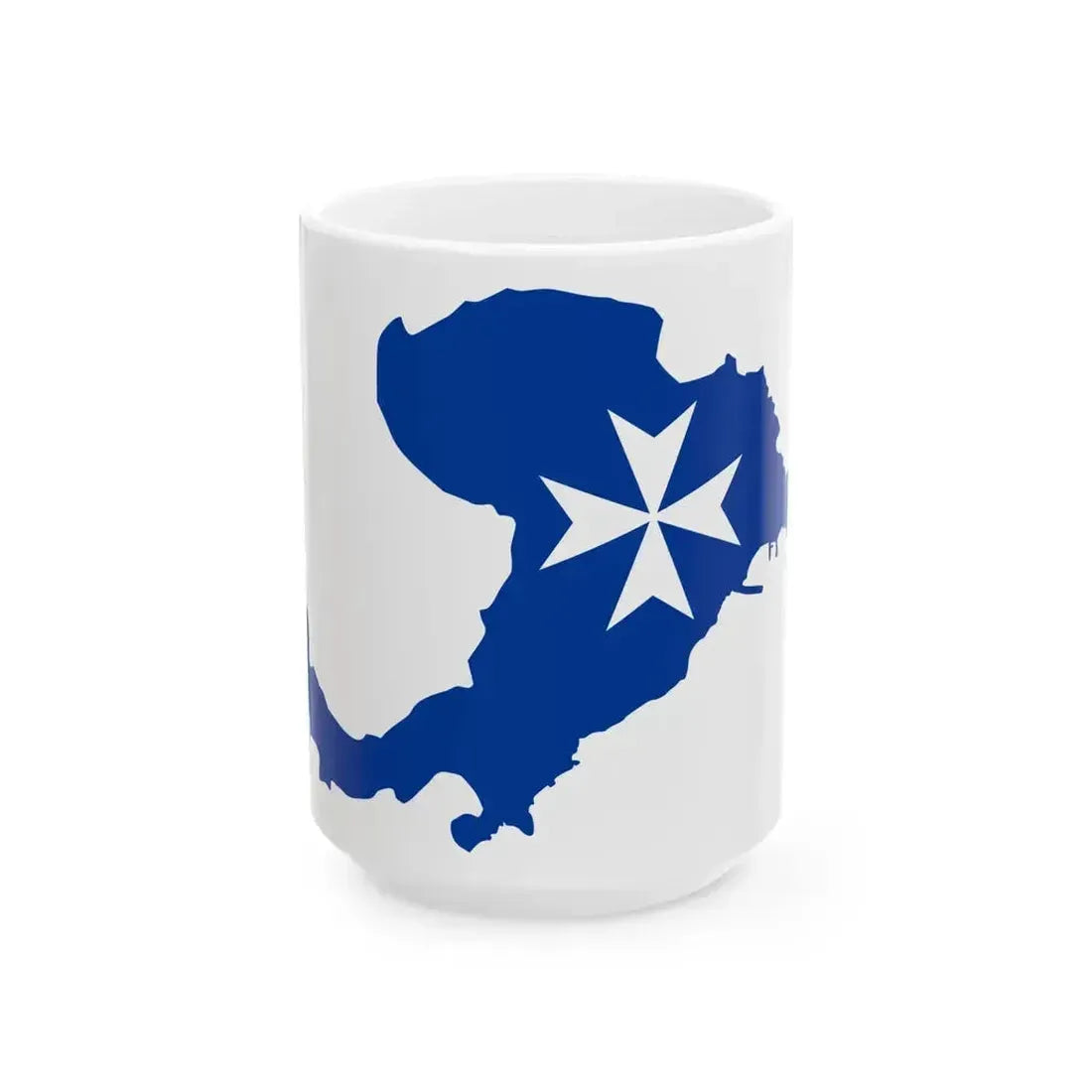 Flag map of Amalfi (Italy) White Coffee Mug 15oz - Go Mug Yourself