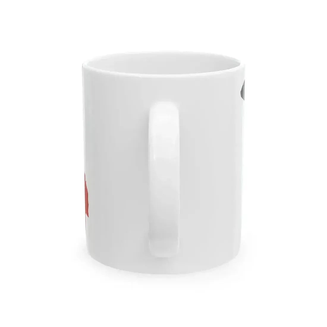 Flag map of Aosta (Italy) White Coffee Mug - Go Mug Yourself
