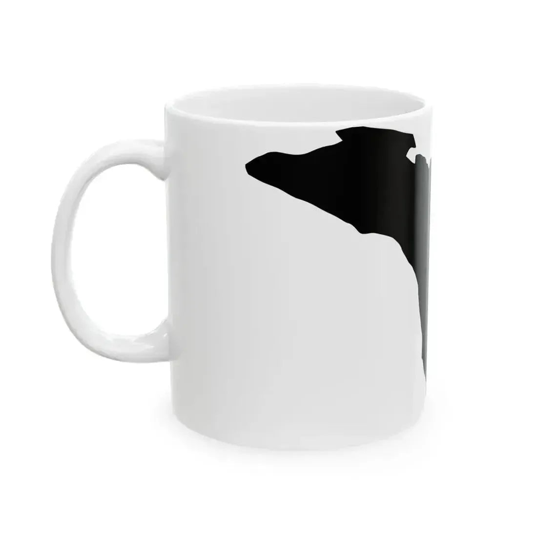 Flag map of Aosta (Italy) White Coffee Mug - Go Mug Yourself