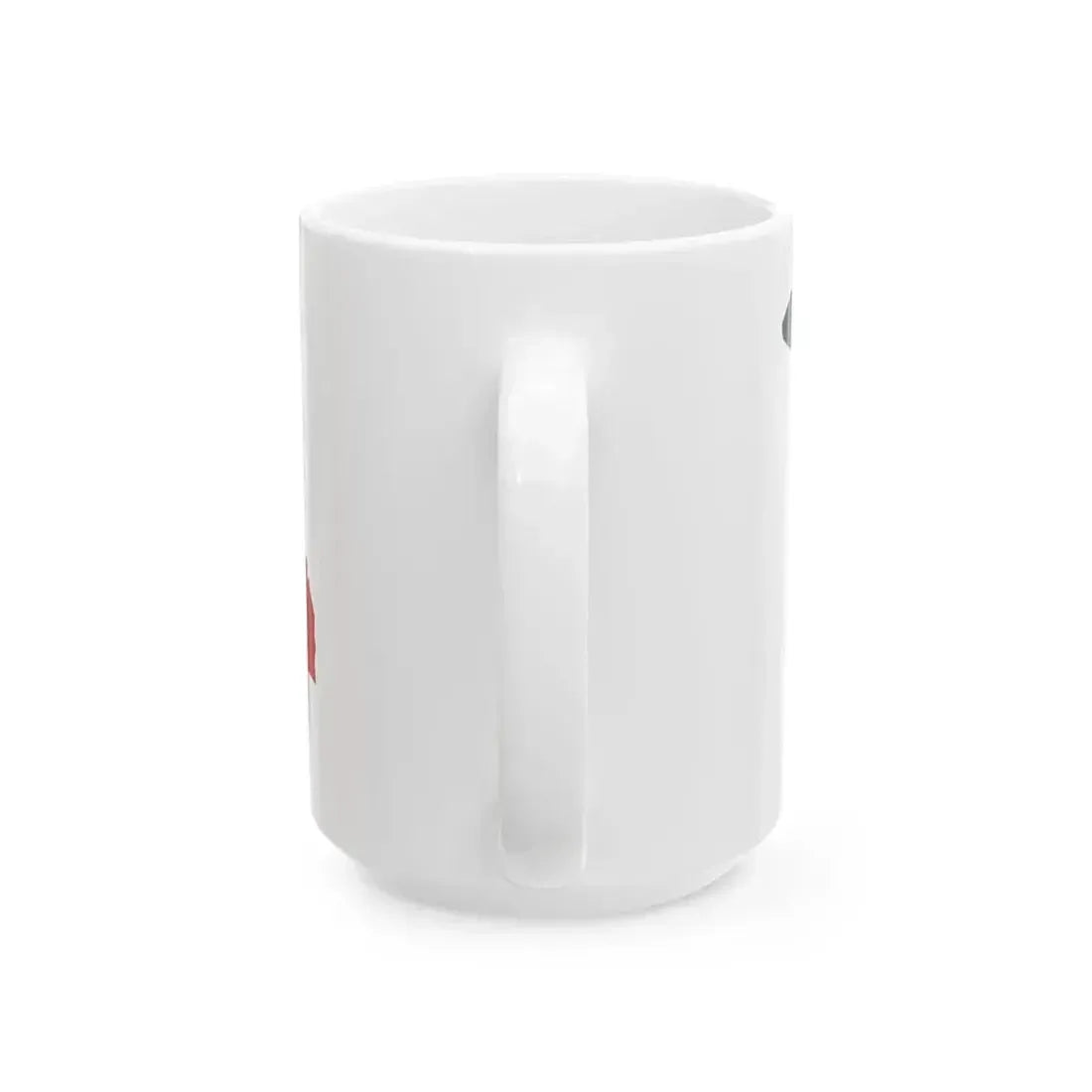 Flag map of Aosta (Italy) White Coffee Mug - Go Mug Yourself