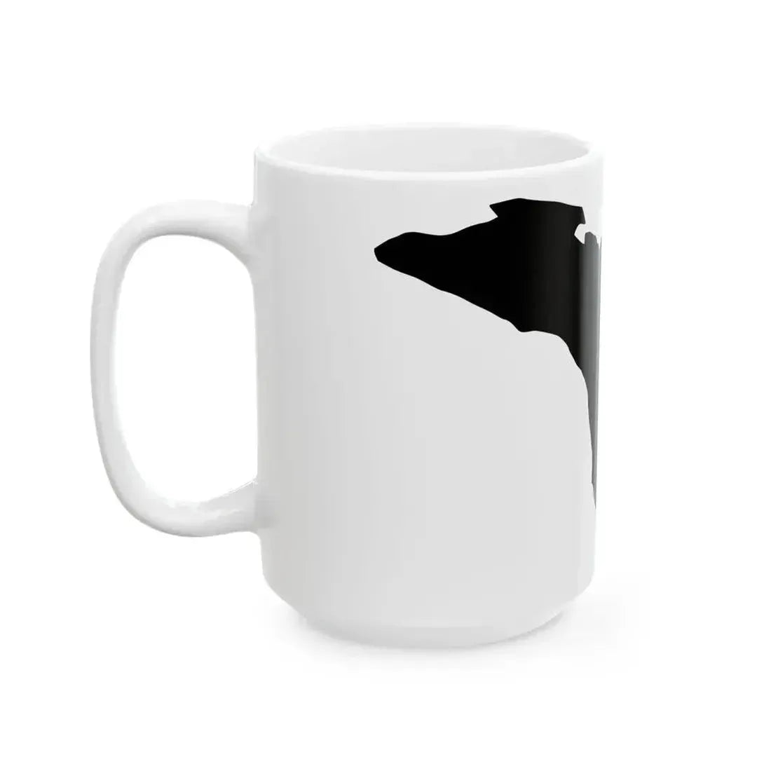 Flag map of Aosta (Italy) White Coffee Mug - Go Mug Yourself