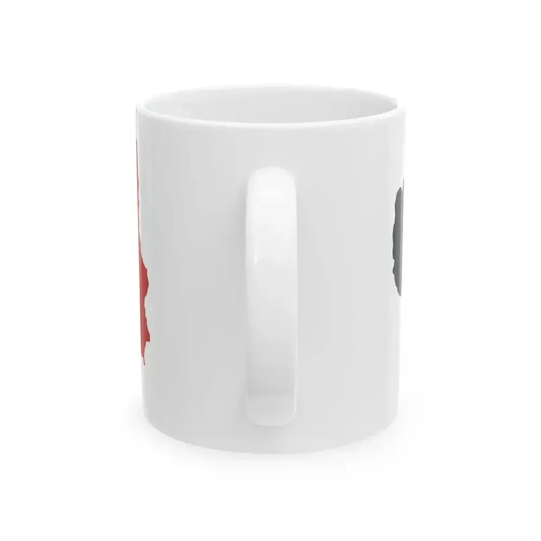 Flag map of Aosta Valley (Italy) White Coffee Mug - Go Mug Yourself