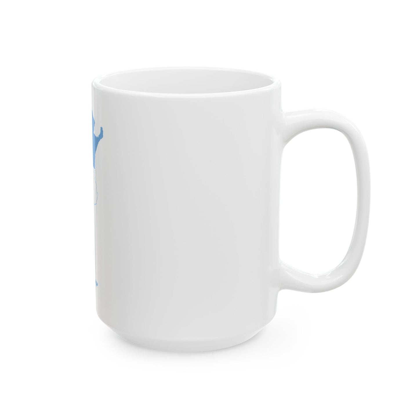 Flag-map of Argentina Falkland Islands (Argentina) White Coffee Mug-Go Mug Yourself