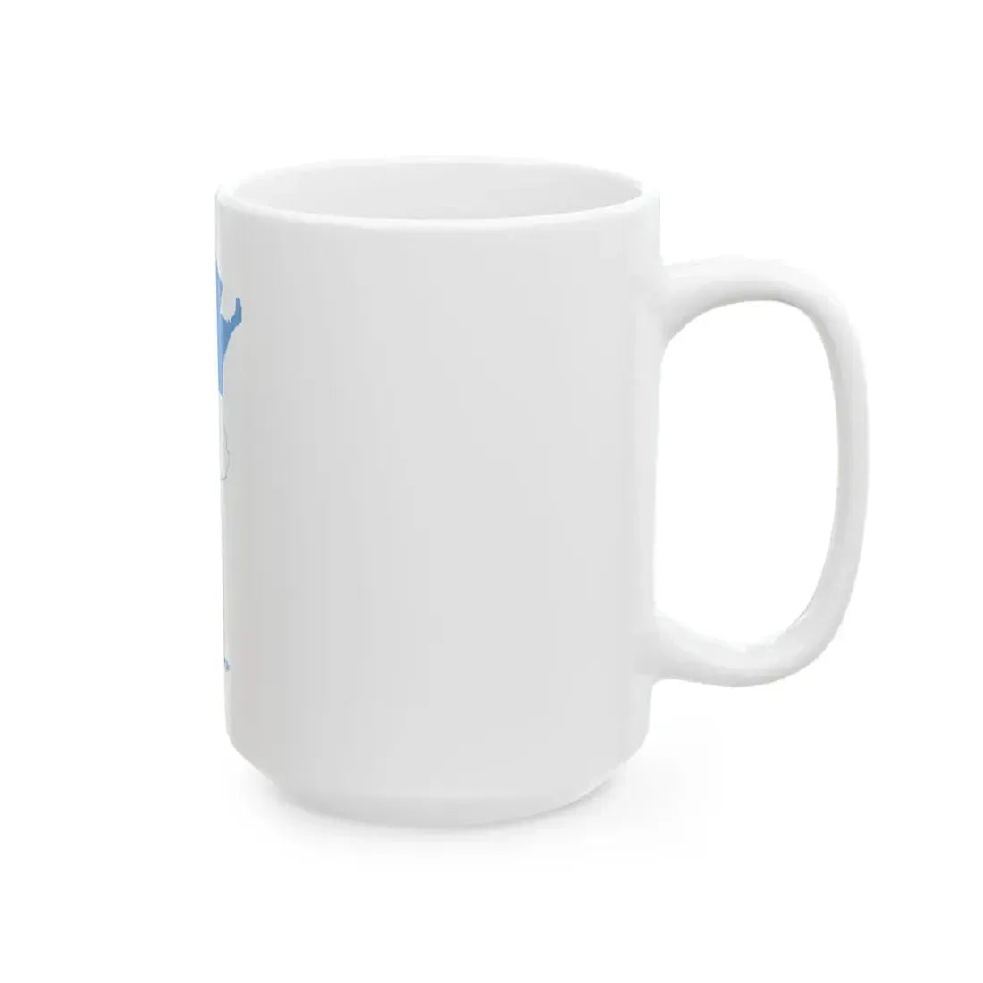 Flag-map of Argentina Falkland Islands (Argentina) White Coffee Mug - Go Mug Yourself