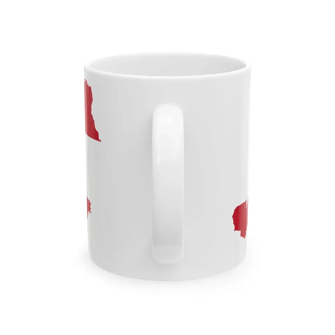 Flag-map of Austria (Austria) White Coffee Mug - Go Mug Yourself