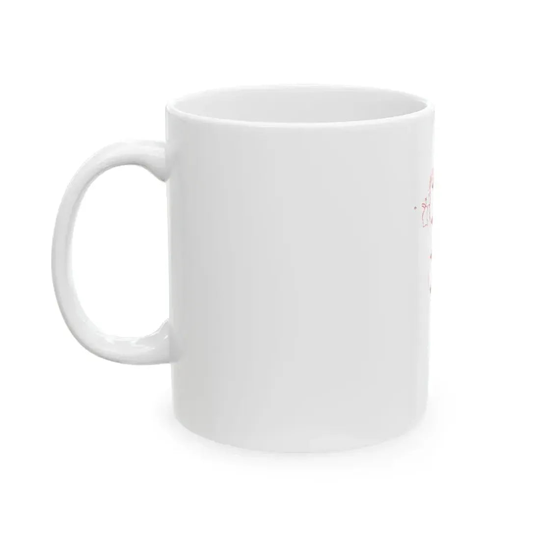 Flag-map of Bahrain2 (Bahrain) White Coffee Mug - Go Mug Yourself