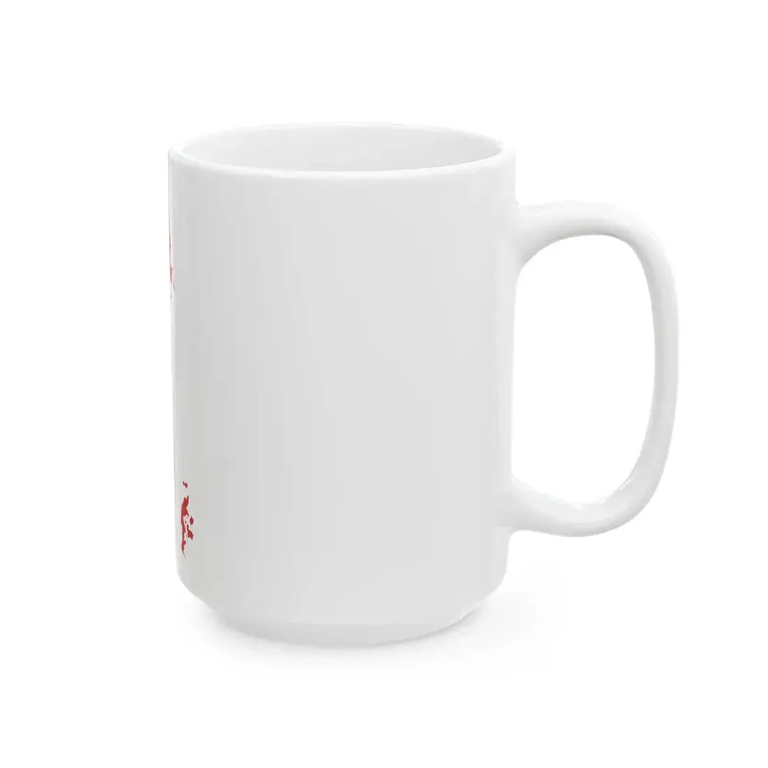 Flag-map of Bahrain2 (Bahrain) White Coffee Mug - Go Mug Yourself