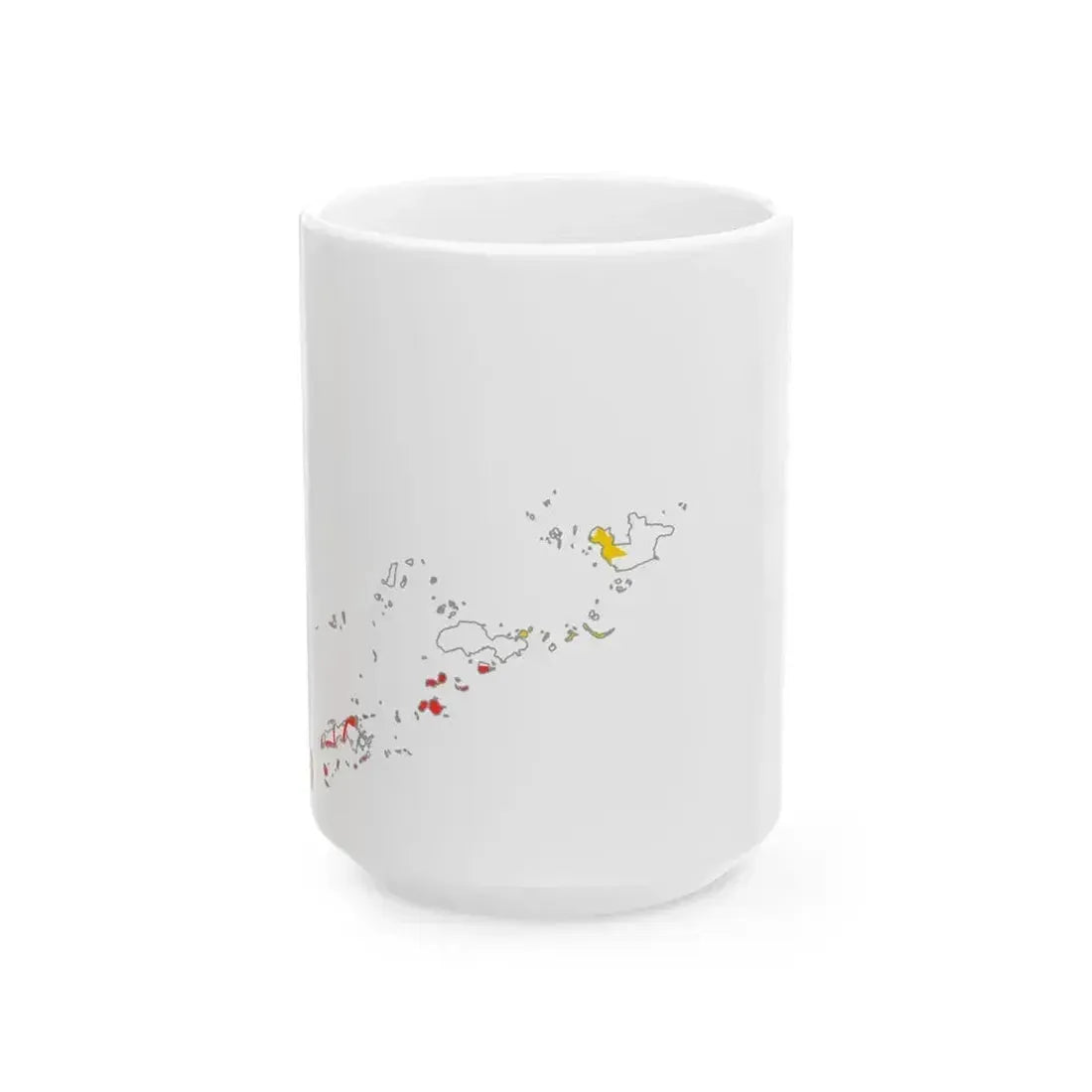 Flag map of Bangsamoro (Philippines) White Coffee Mug 15oz - Go Mug Yourself