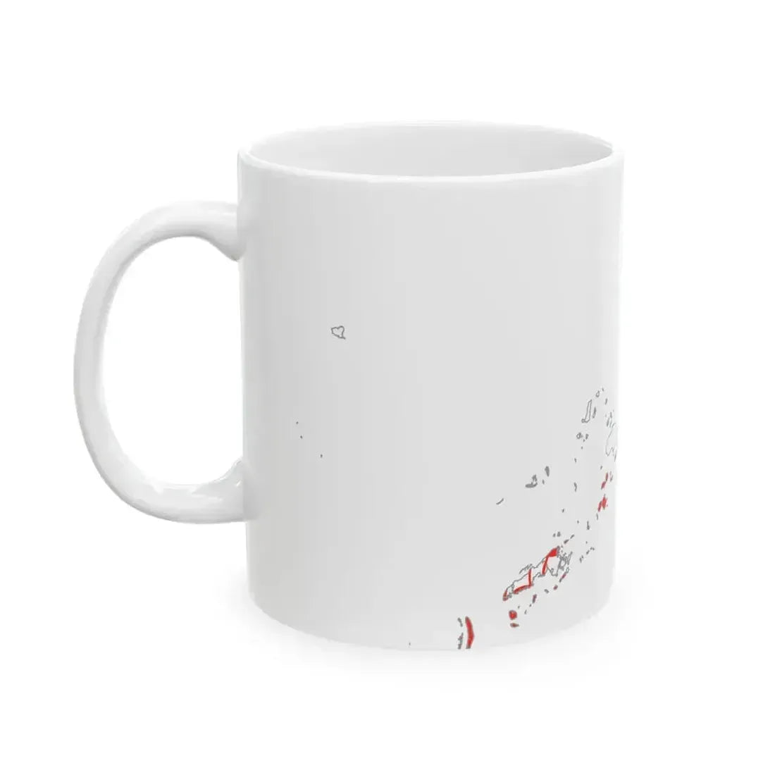 Flag map of Bangsamoro (Philippines) White Coffee Mug - Go Mug Yourself