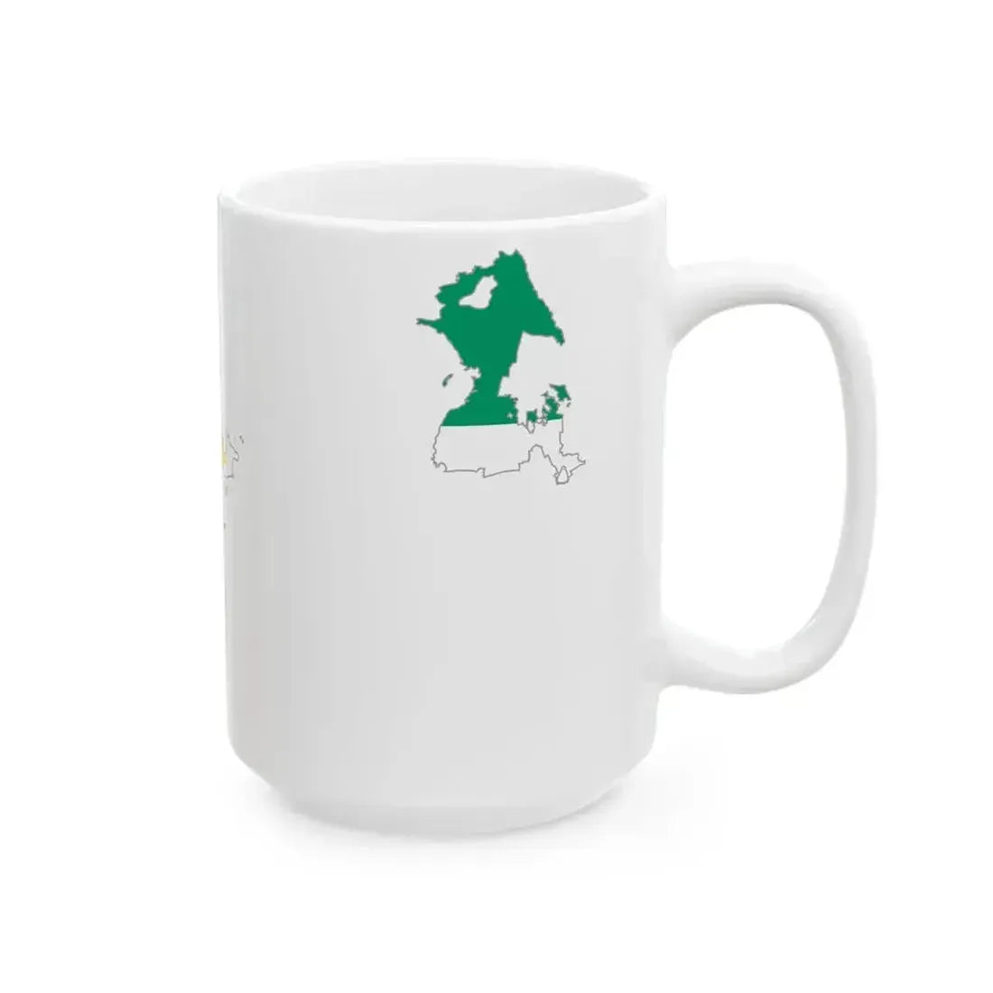 Flag map of Bangsamoro (Philippines) White Coffee Mug - Go Mug Yourself