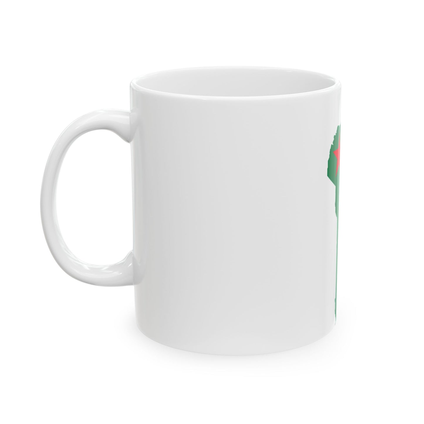 Flag map of Benin 1975-1990 (Benin) White Coffee Mug-Go Mug Yourself