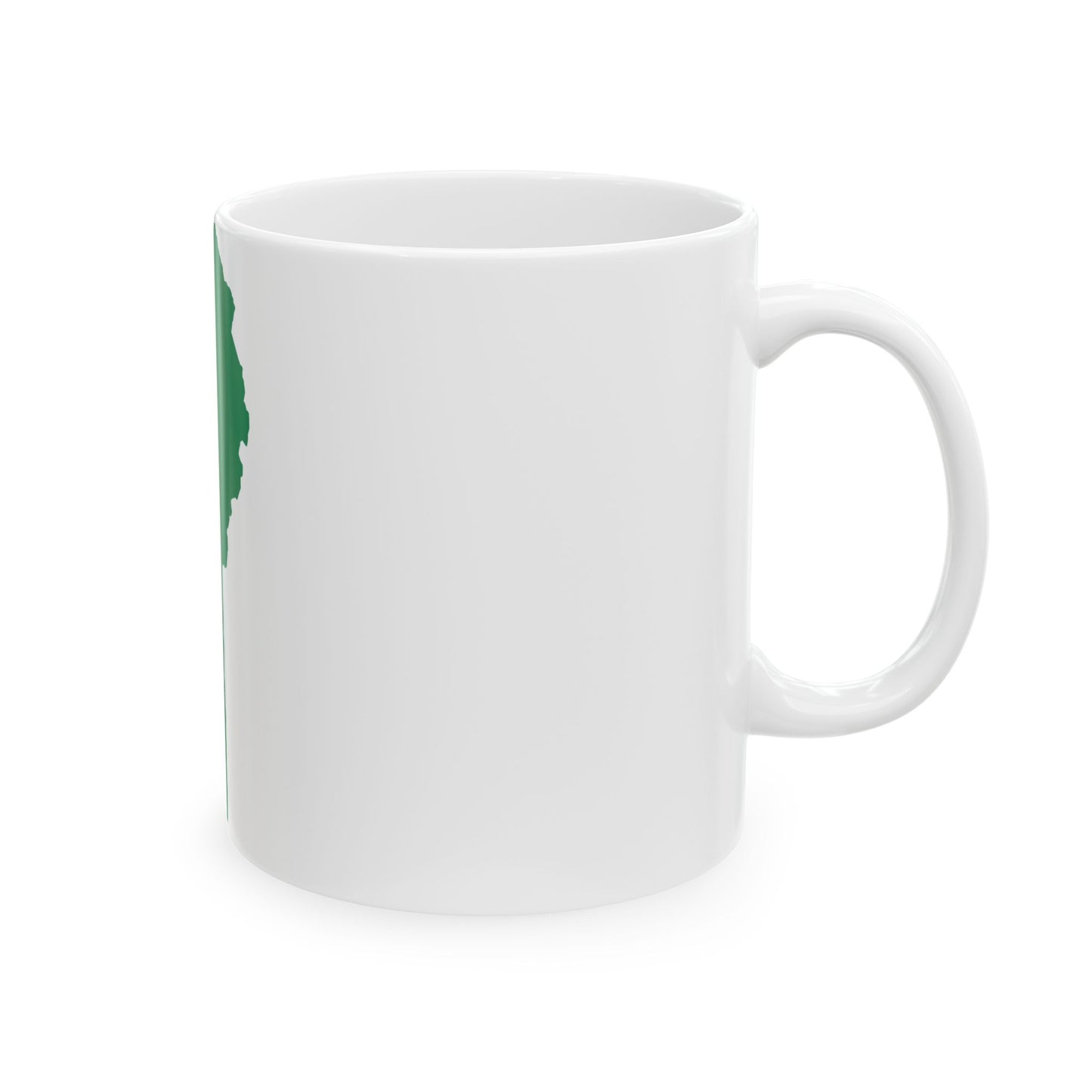 Flag map of Benin 1975-1990 (Benin) White Coffee Mug-Go Mug Yourself