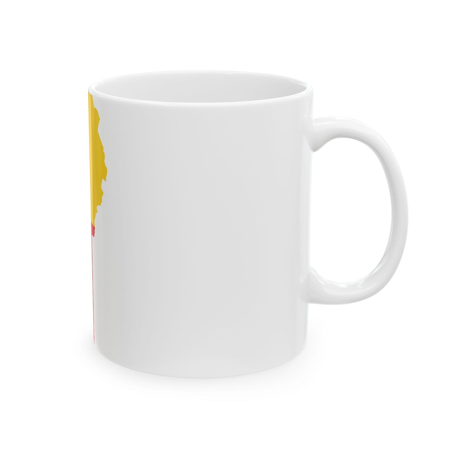 Flag map of Benin (Benin) White Coffee Mug-Go Mug Yourself
