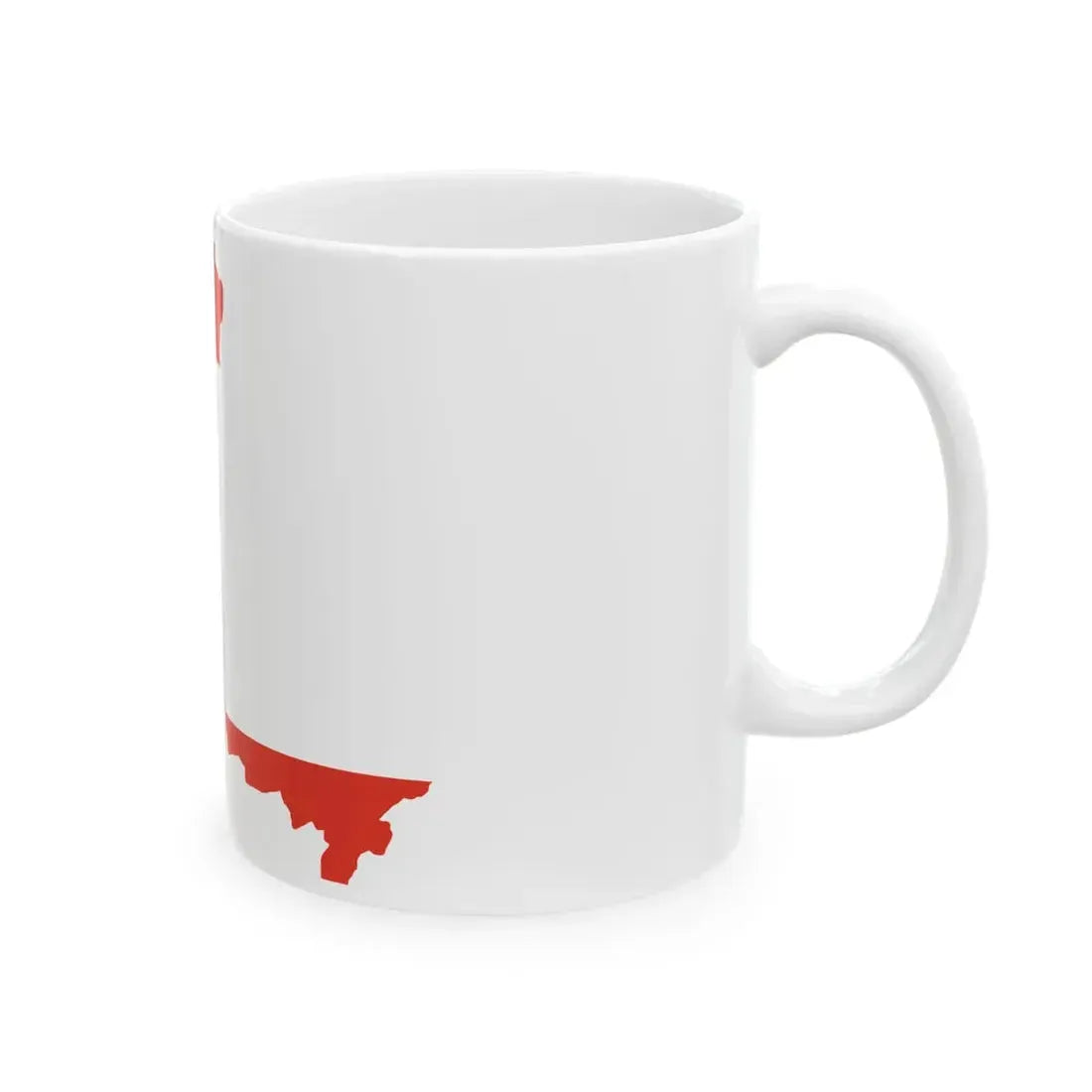 Flag-map of Berlin (Germany) White Coffee Mug - Go Mug Yourself