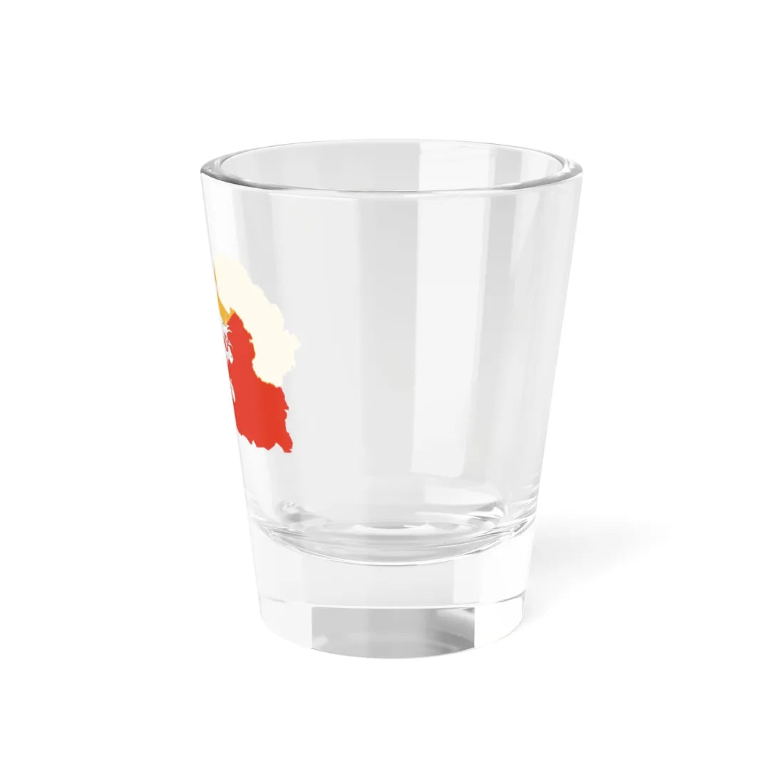 Flag-map of Bhutan (Bhutan) Shot Glass 1.5oz - Go Mug Yourself