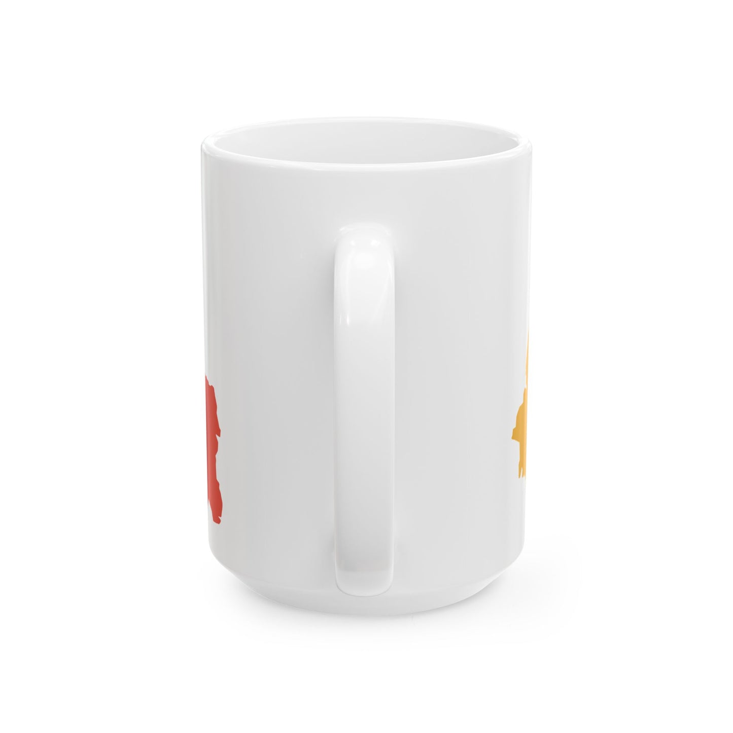 Flag-map of Bhutan (Bhutan) White Coffee Mug-Go Mug Yourself