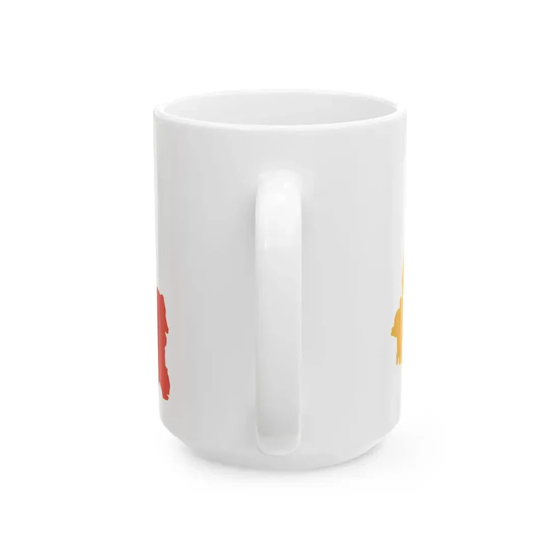 Flag-map of Bhutan (Bhutan) White Coffee Mug - Go Mug Yourself