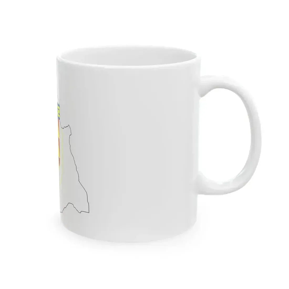 Flag map of Bitola Municipality Macedonia (North Macedonia) White Coffee Mug - Go Mug Yourself
