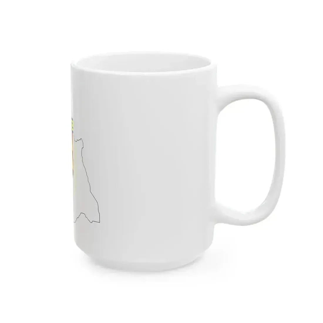 Flag map of Bitola Municipality Macedonia (North Macedonia) White Coffee Mug - Go Mug Yourself