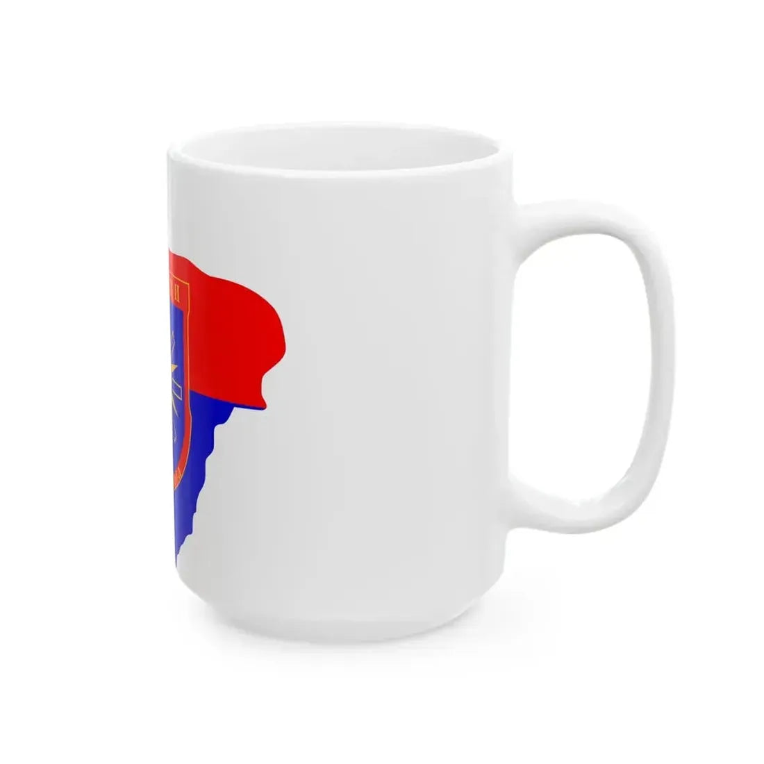 Flag map of Bogdanci Municipality Macedonia (North Macedonia) White Coffee Mug - Go Mug Yourself