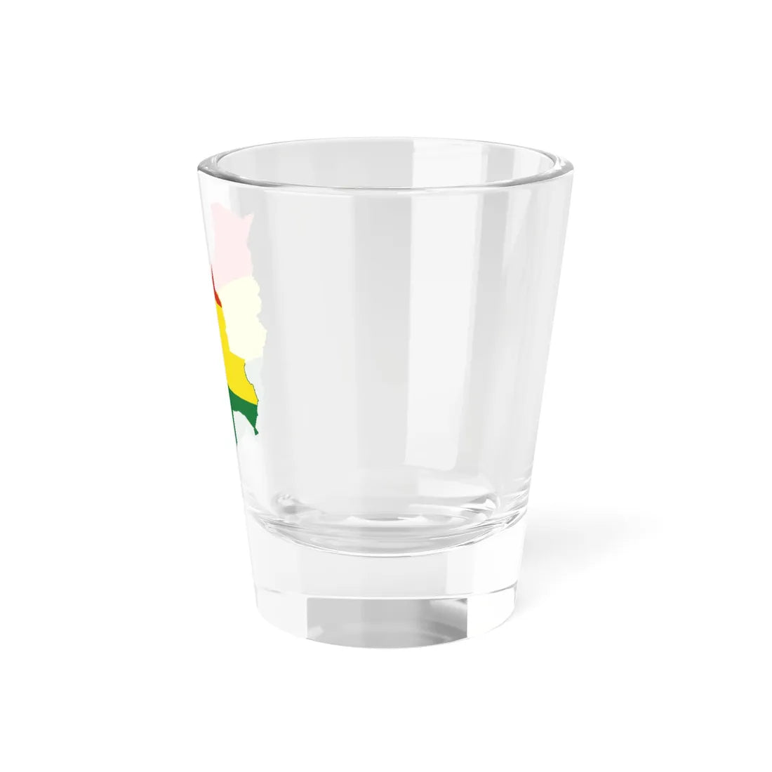 Flag-map of Bolivia (Bolivia) Shot Glass 1.5oz - Go Mug Yourself