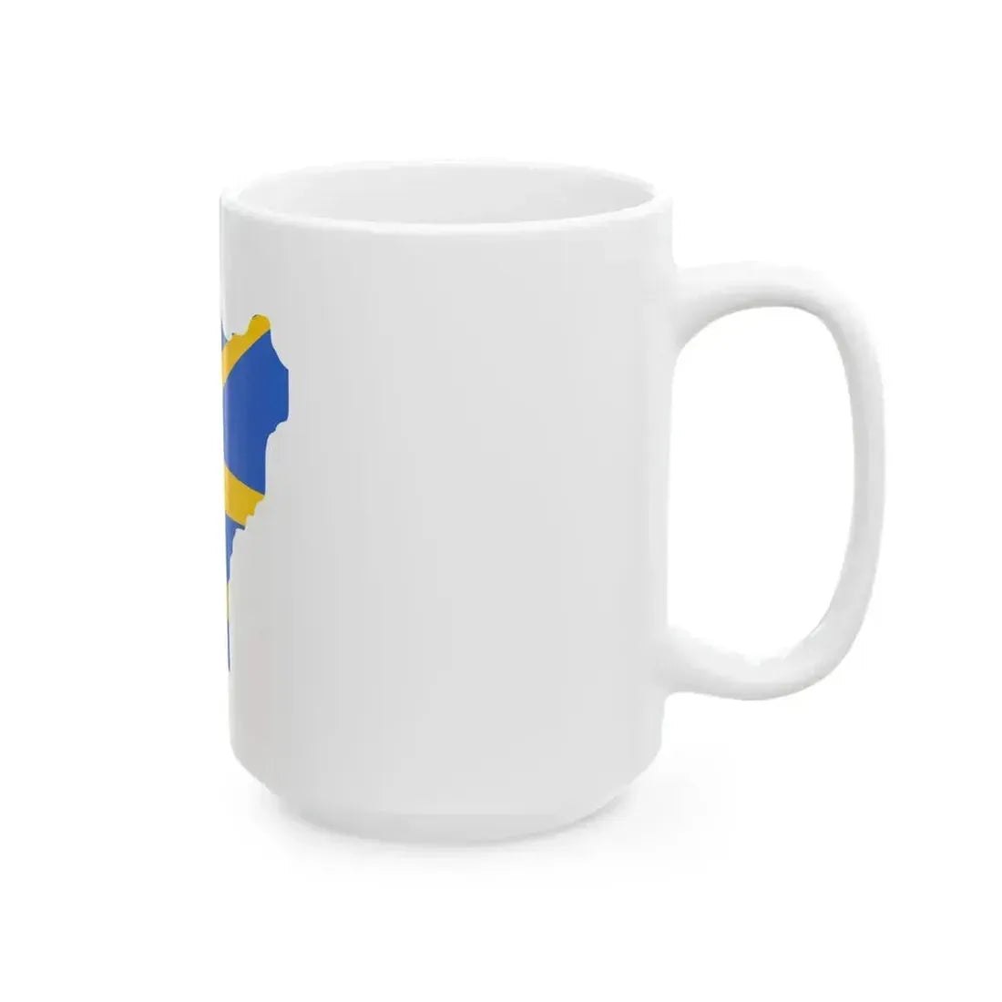 Flag map of Bosilovo Municipality (North Macedonia) White Coffee Mug - Go Mug Yourself