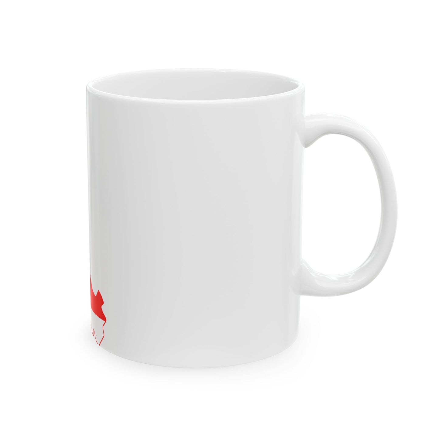 Flag map of Bremen (Germany) White Coffee Mug-Go Mug Yourself