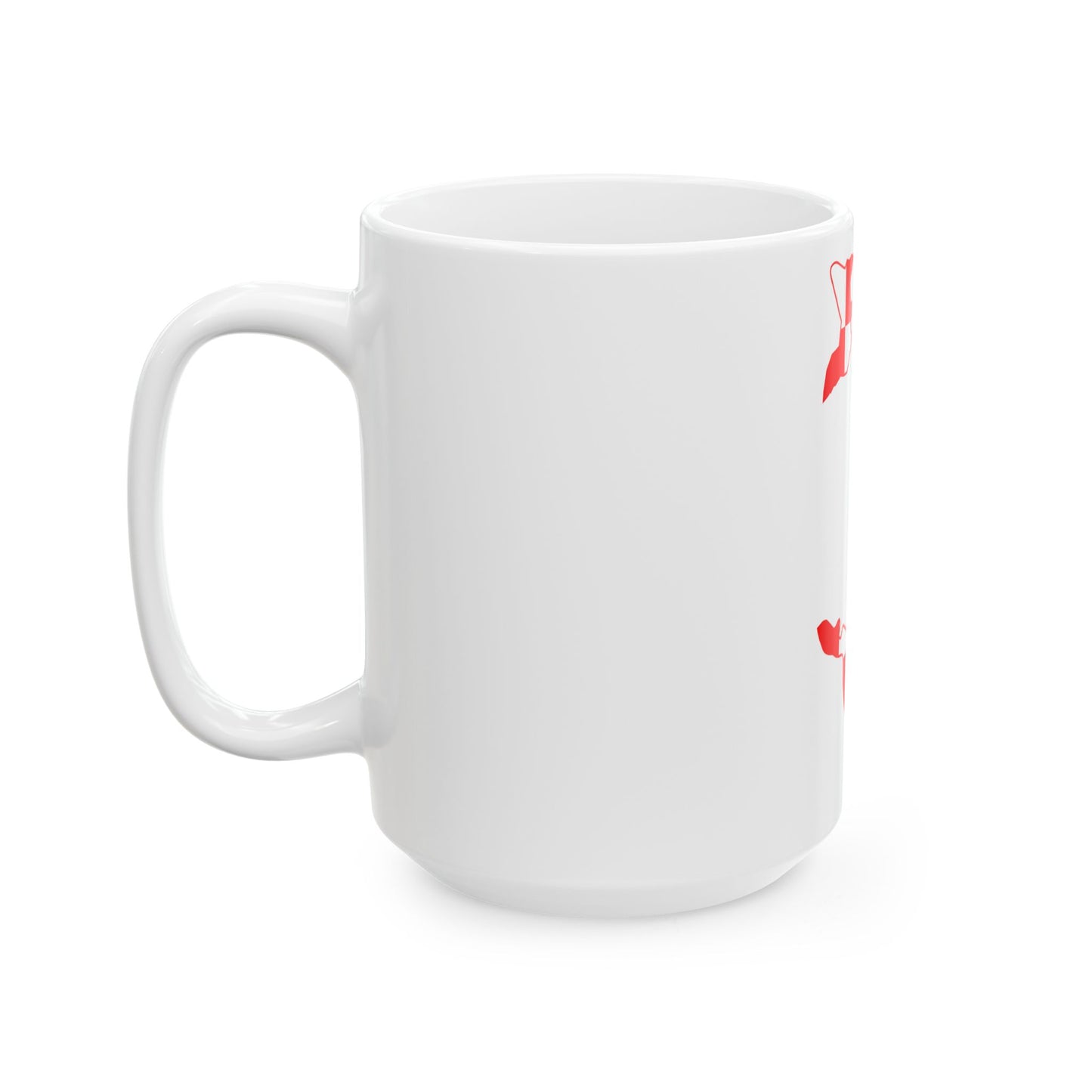 Flag map of Bremen (Germany) White Coffee Mug-Go Mug Yourself