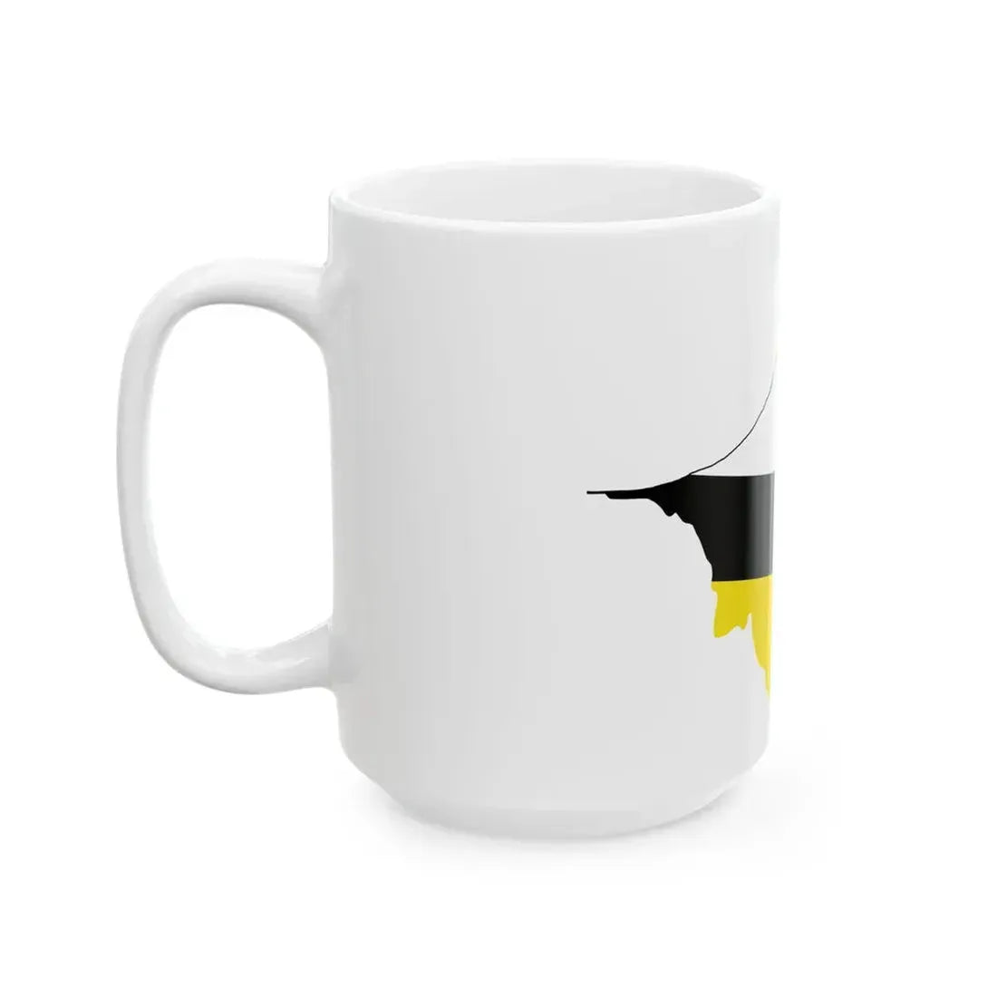 Flag-map of Brunei 1906-1959 (Brunei) White Coffee Mug - Go Mug Yourself
