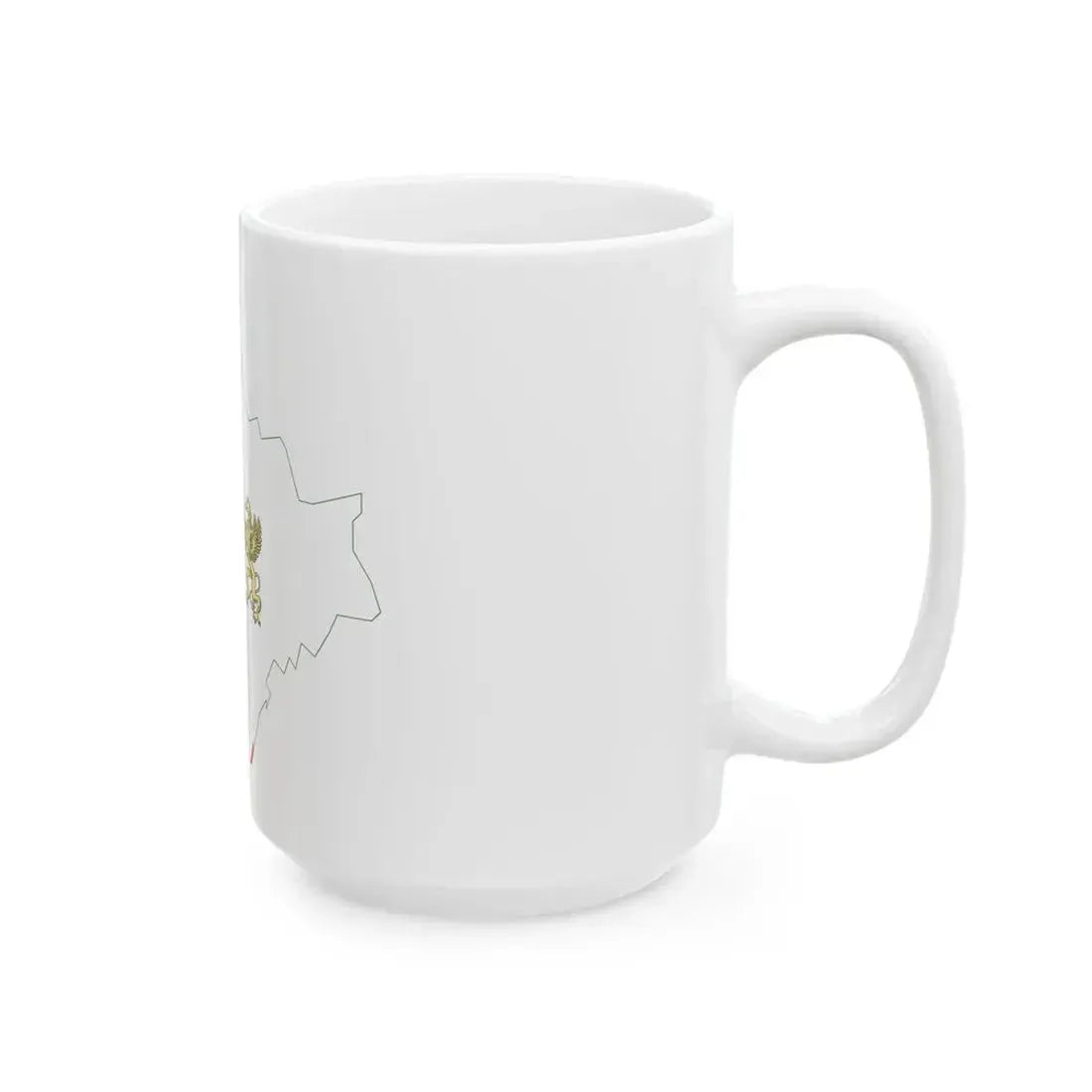 Flag-map of Budapest (Hungary) White Coffee Mug - Go Mug Yourself
