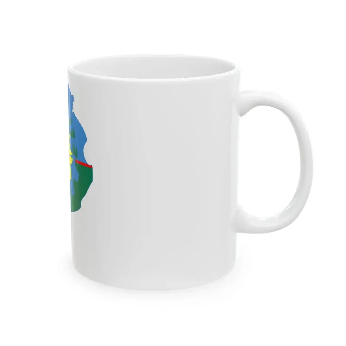 Flag-map of Buenos Aires Province (Argentina) White Coffee Mug - Go Mug Yourself