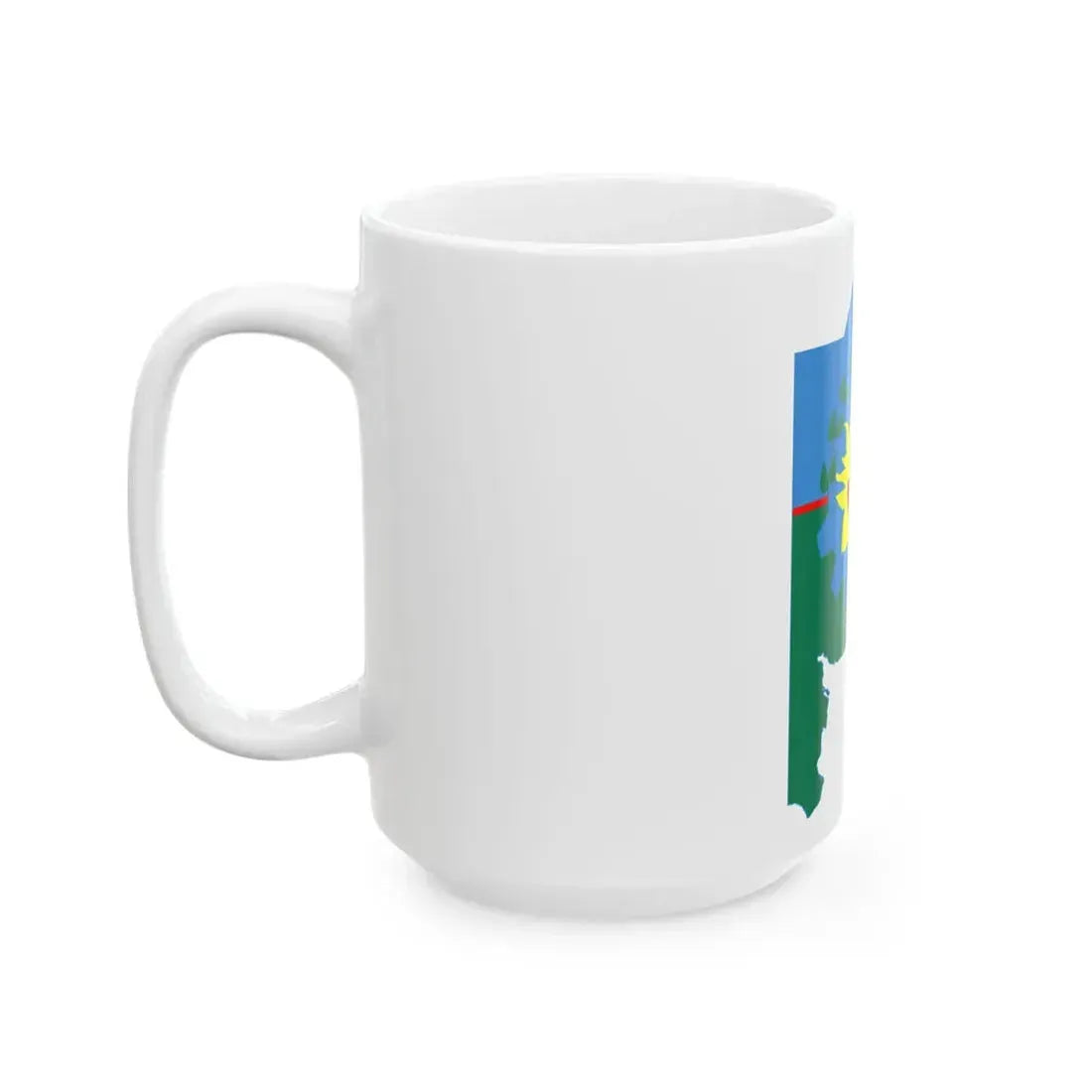 Flag-map of Buenos Aires Province (Argentina) White Coffee Mug - Go Mug Yourself