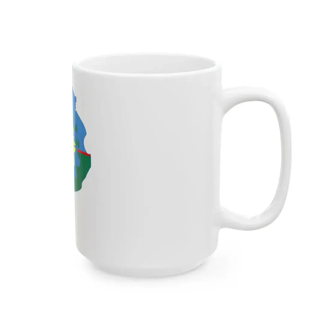 Flag-map of Buenos Aires Province (Argentina) White Coffee Mug - Go Mug Yourself