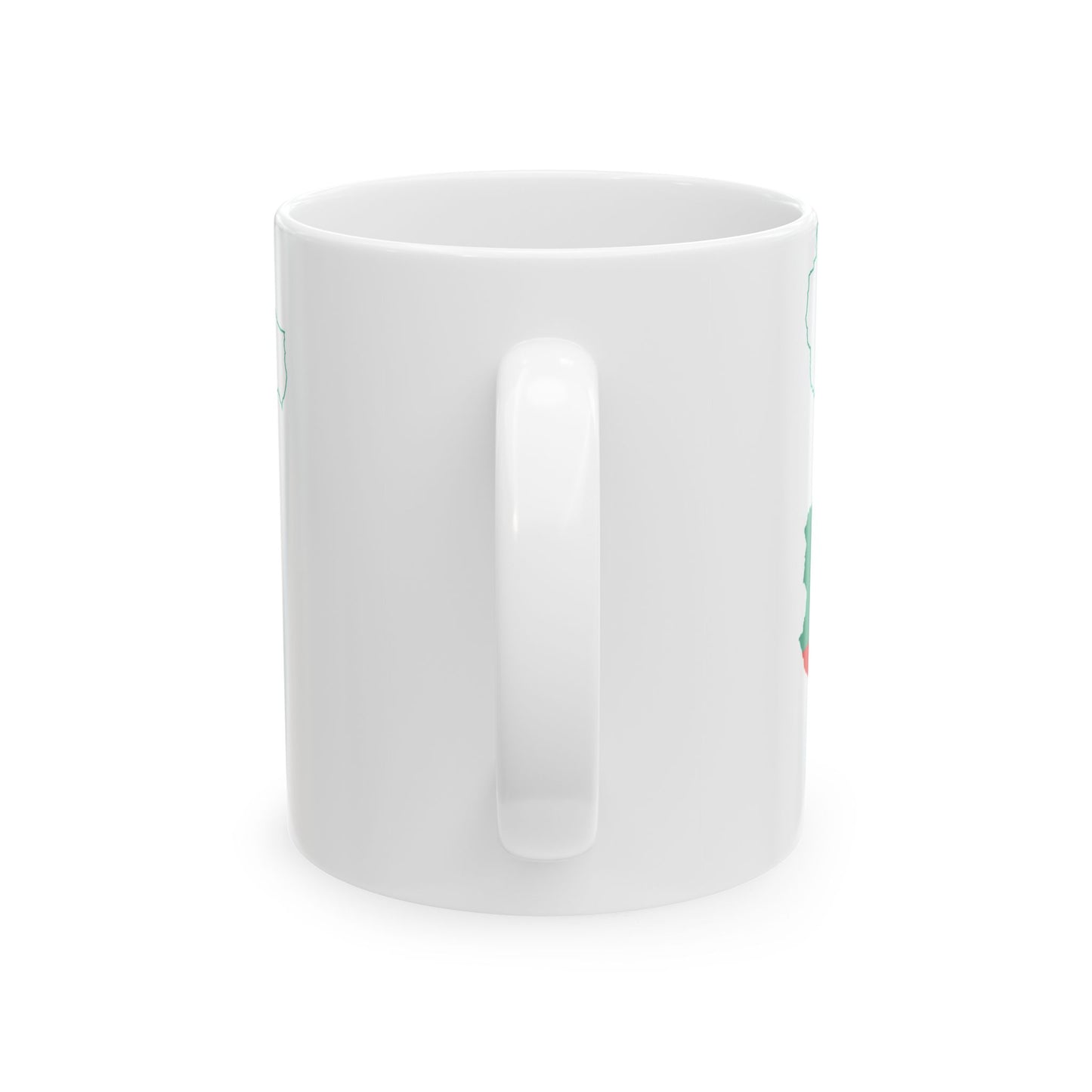 Flag-map of Bulgaria (Bulgaria) White Coffee Mug-Go Mug Yourself