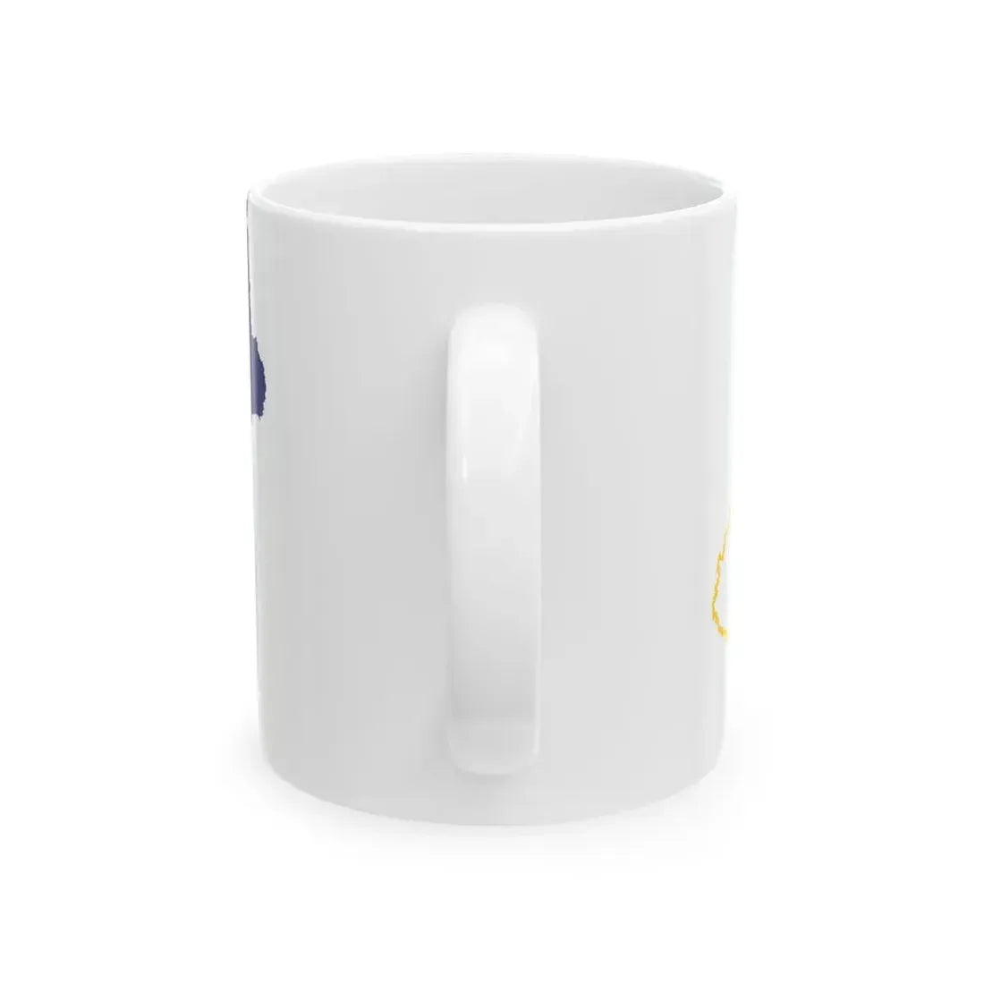 Flag-map of Buryatia (Russia) White Coffee Mug - Go Mug Yourself