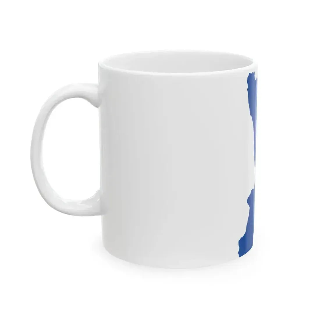 Flag map of Calabria (Italy) White Coffee Mug - Go Mug Yourself