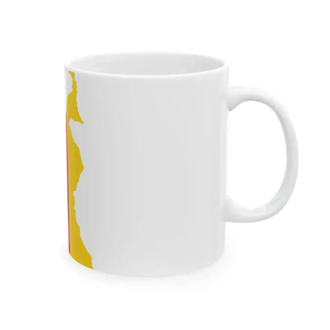 Flag map of Cameroon 1961-1975 (Cameroon) White Coffee Mug - Go Mug Yourself