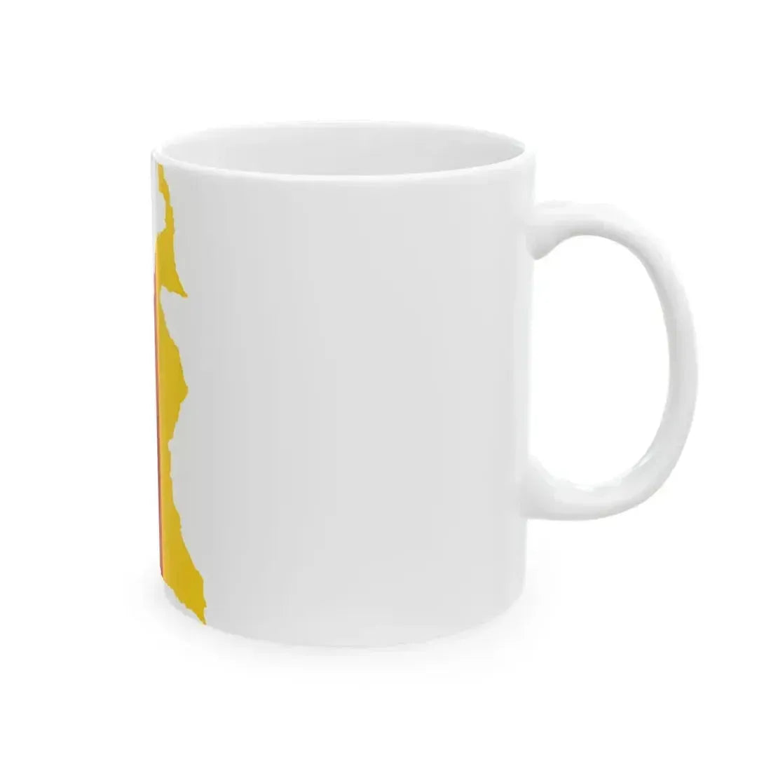 Flag map of Cameroon (Cameroon) White Coffee Mug - Go Mug Yourself