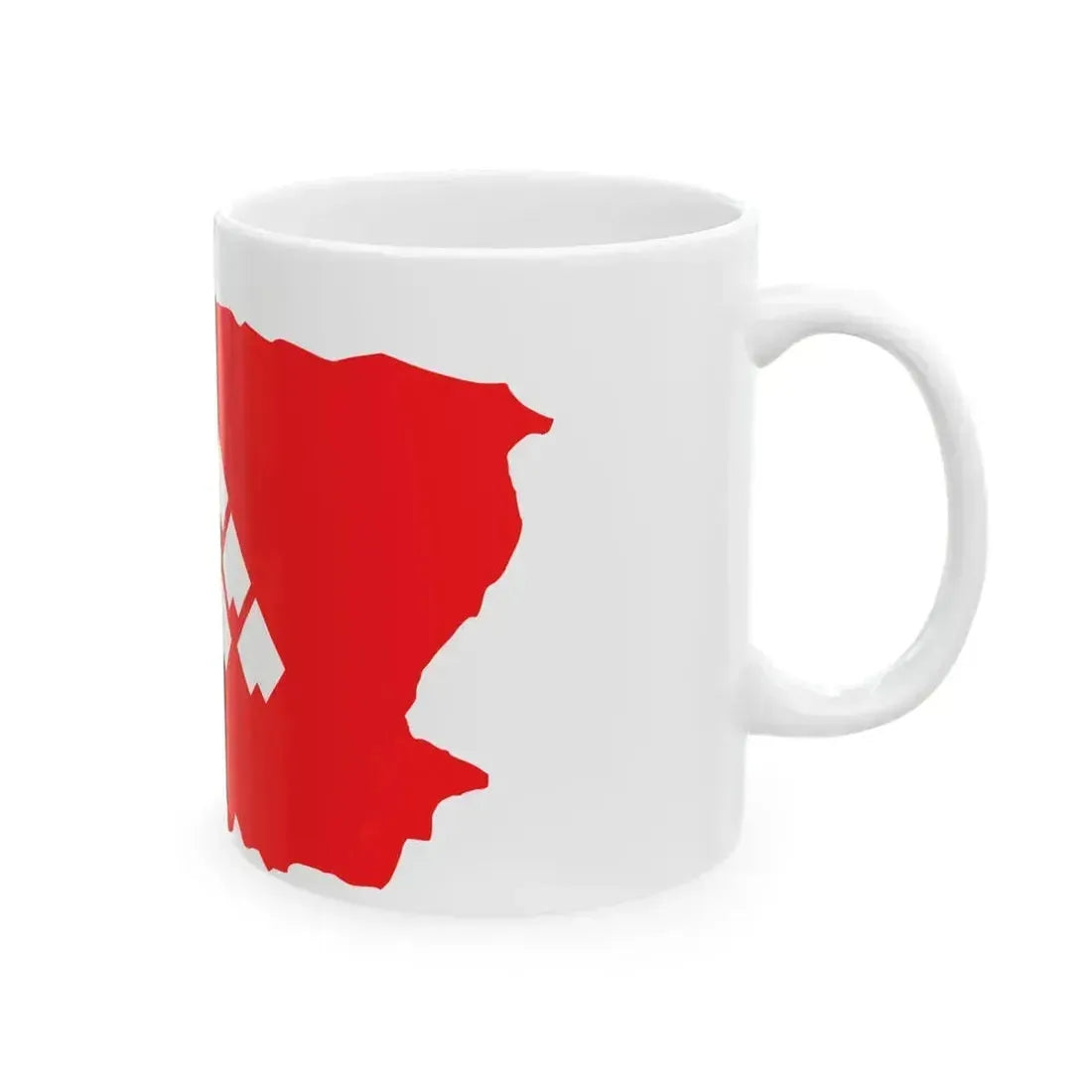 Flag map of Carnia (Italy) White Coffee Mug - Go Mug Yourself